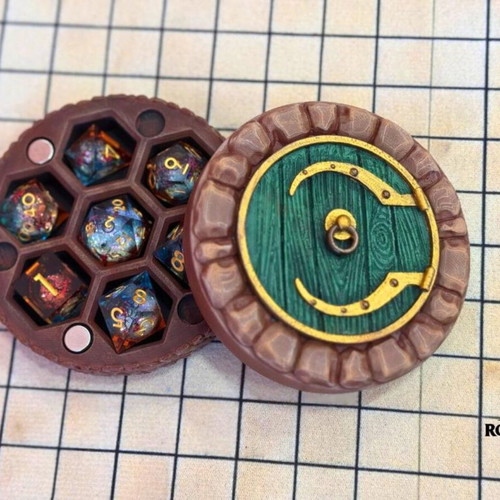 Halfling House Dice Vault, 3D printed cozy dice box