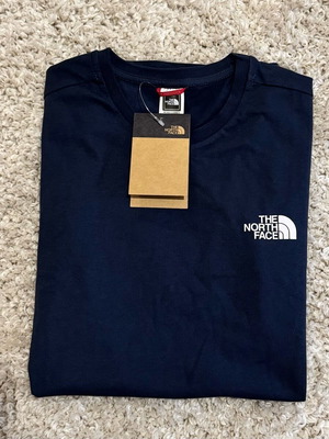 T-shirt The North Face μπλε μέγεθος M καινούργιο με καρτελάκι