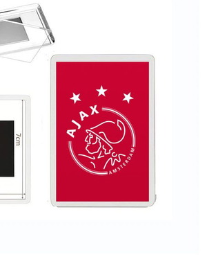Ajax Amsterdam μαγνητάκι ψυγείου σε διάφανη ακρυλική κορνίζα φωτογραφιών, 7 x 4,5 εκ.