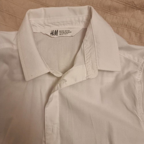 H&M boys' suit used for 10 years old, black, set with shirt
