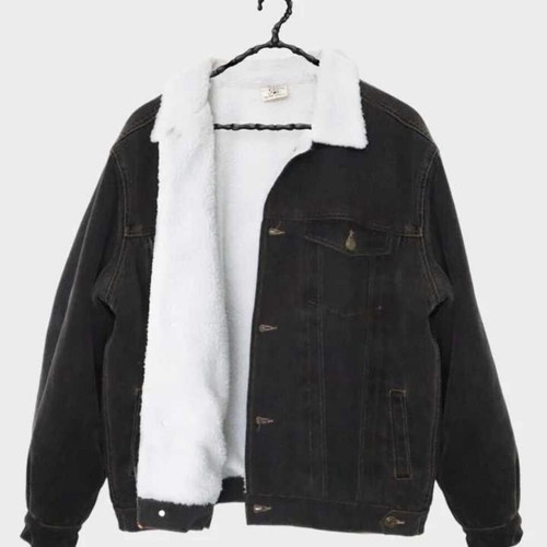 Billy Bones Club Hard Knocks Sherpa Denim Jacket new, women's L