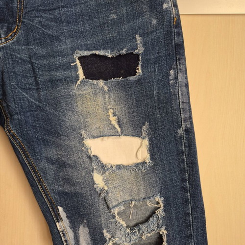 Warren Webber Distressed Jeans used, size W36/EU50, dark blue