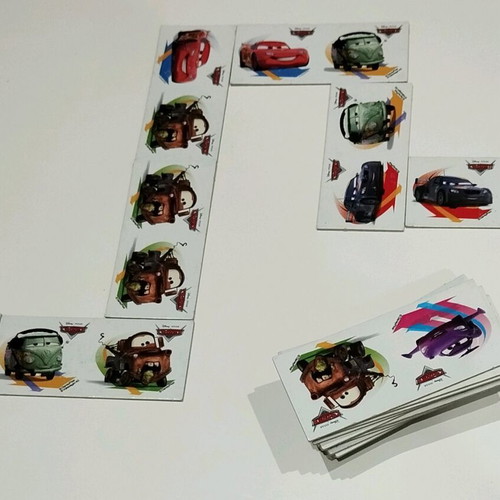 McQueen Domino Cards 27 Pieces Like New
