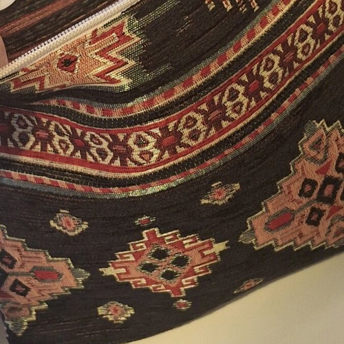 Toiletry bag made of traditional kilim, new