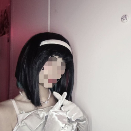 Alien Stage Sua cosplay dress with styled wig like new, size S