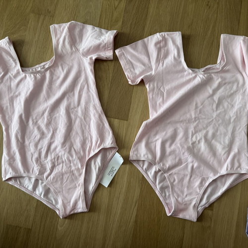 Total Dancewear short sleeve leotards new, pack for ages 8-11