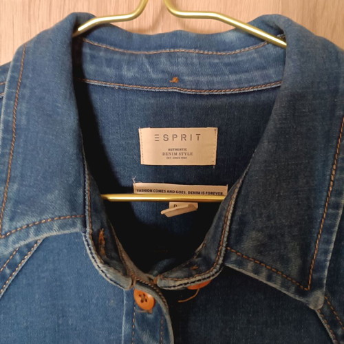Esprit denim shirt dress like new, blue, size S