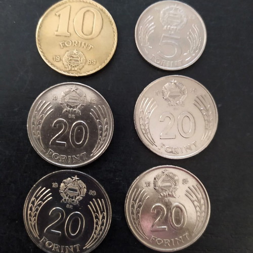 Hungarian Forint coins used, pack of 25 pieces