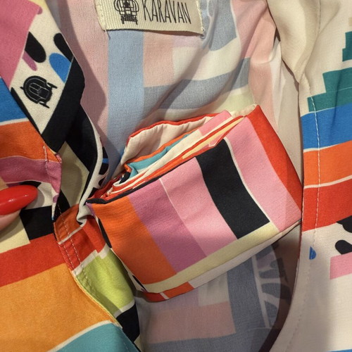 Karavan dress with belt like new, colorful