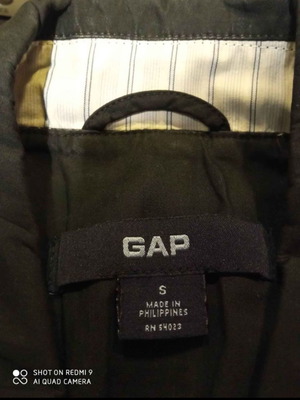 Καμπαρντίνα GAP μεταχειρισμένη, μαύρη, μέγεθος S