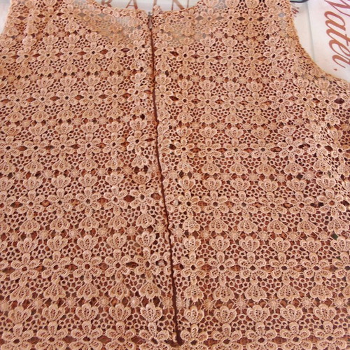 Acme summer blouse like new, size XL 42, brown