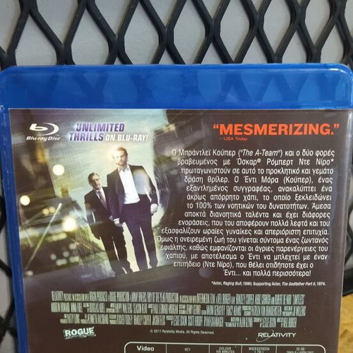 Limitless Blu-ray like new, adventure with subtitles