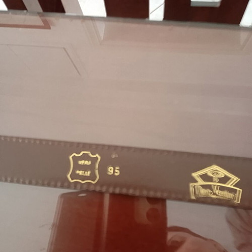 Leather belt new, light brown, size 95