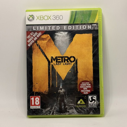 Metro Last Light Xbox 360 game used