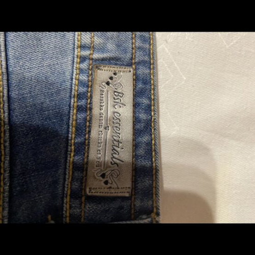Bershka women's denim shorts like new, distressed style, size S