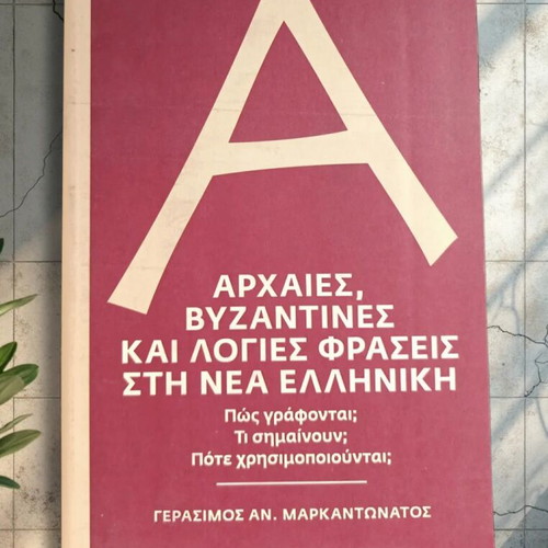 Ancient Byzantine and Learned Phrases in Modern Greek book like new