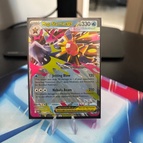 Mega Starmie EX 021/088 Double Rare Pokémon Card mint condition