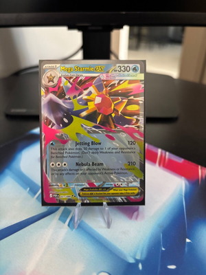 Mega Starmie EX 021/088 Double Rare Pokémon Card mint condition