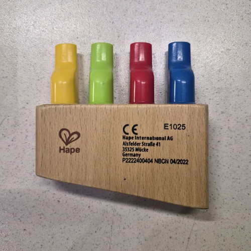 Children's toy set used with wooden SirWood xylophone and Rubik cube