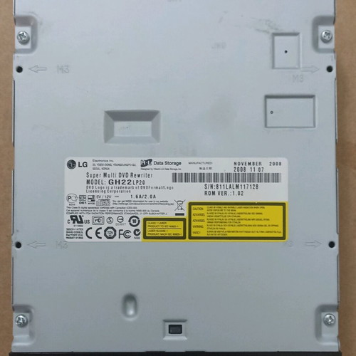 LG Super Multi DVD Rewriter Lightscribe ROM GH22LP20 used