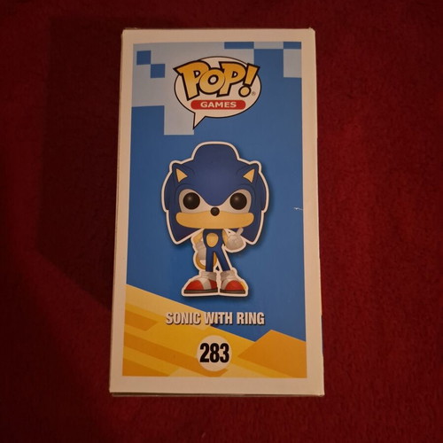 Funko Pop Sonic with Ring 283 like new