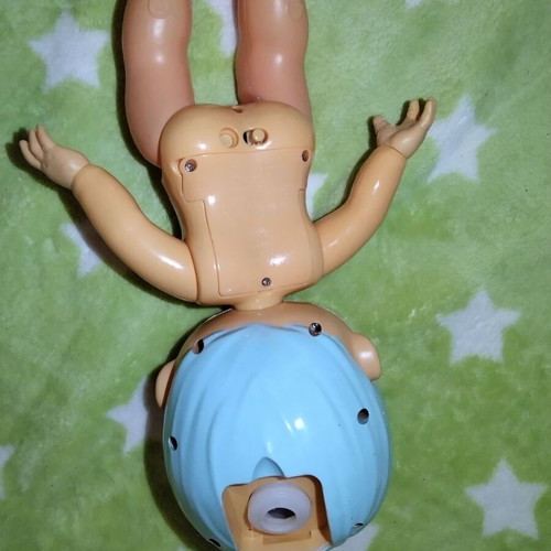 Cry Babies Kristal Gets Sick doll used, interactive with thermometer