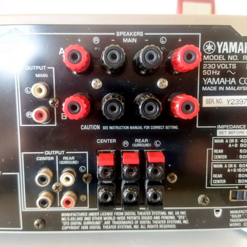 Yamaha RX-V596 RDS Natural Sound ραδιοενισχυτής 250 watt σαν καινούργιο