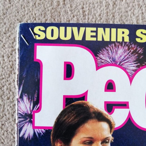 Celine Dion magazine scrap from People 2000 used with wear