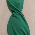 Swimwear top used, green, size S