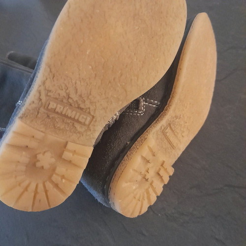 Primigi boots size 24 like new, grey suede for girls