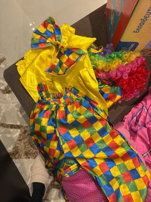 Αποκριάτικη στολή κλόουν για 4 χρονών καινούργια