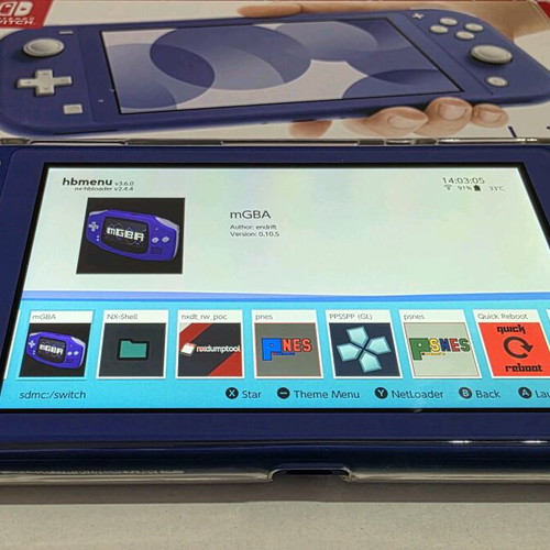 Nintendo Switch Lite μπλε σαν καινούργιο με 50 παιχνίδια και θήκη