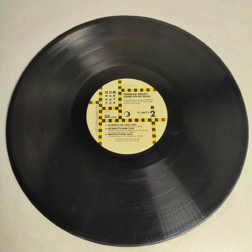 Thomas Dolby Aliens Ate My Buick vinyl used, 1988 album