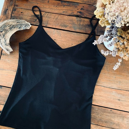 Veloudakis Black Jersey Top like new, size S