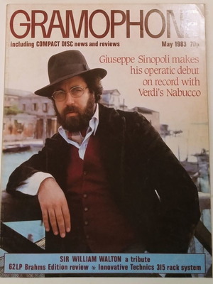 Gramophone Μάυ 1983 Giuseppe Sinopoli μεταχειρισμένο συλλεκτικό