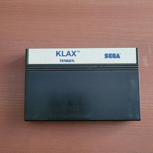 Klax Sega Master System puzzle game used