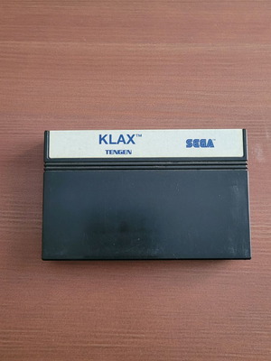 Klax Sega Master System puzzle game used