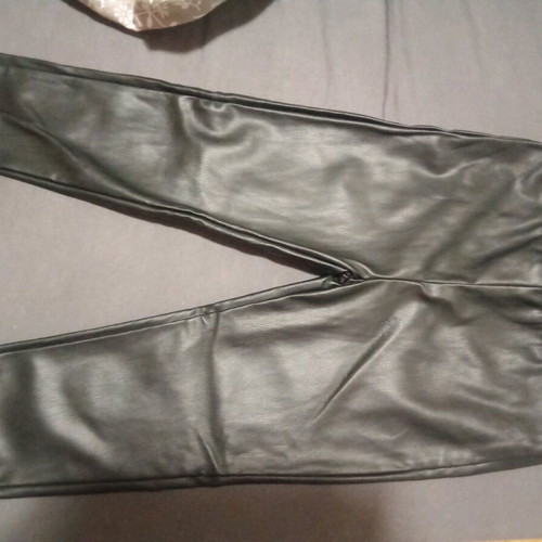Minoti leather leggings for 6-7 years like new, black
