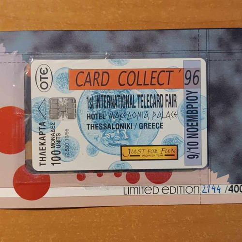 Folder cardcollect 96' new numbered 4000 print run with card sealed