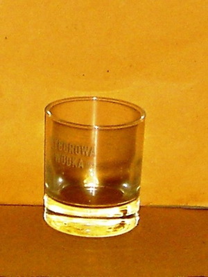 Wyborowa vodka collectible glass