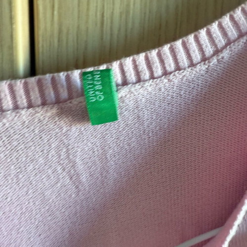 Benetton girls' dress like new, 152 cm, 10-11 years, pink