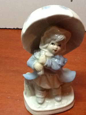 Vintage porcelain figurine like new, from 1970