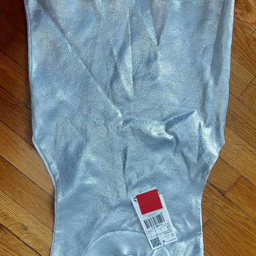 Mng silver women's top size M