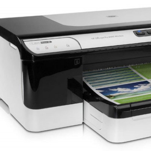 HP Officejet Pro 8000 printer used, color inkjet, duplex