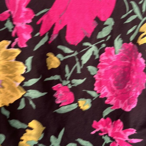 Pink Woman blouse size S with side ties, multicolor