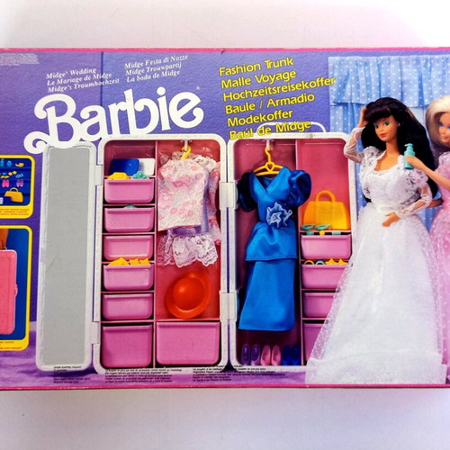 Barbie Fashion Trunk 1991 Mattel new, intact contents