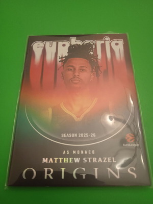 Euphoria Matthew Strazel Panini Origins sticker