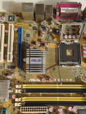 ASUS P5K VM μητρική μεταχειρισμένη, socket 775
