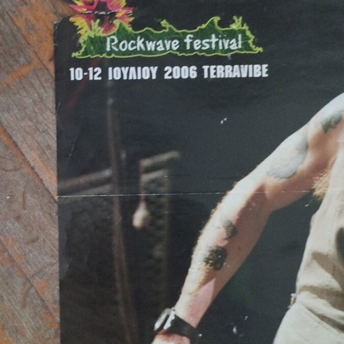 Rockwave Festival 2006 Terravibe double-sided poster used, pop & rock