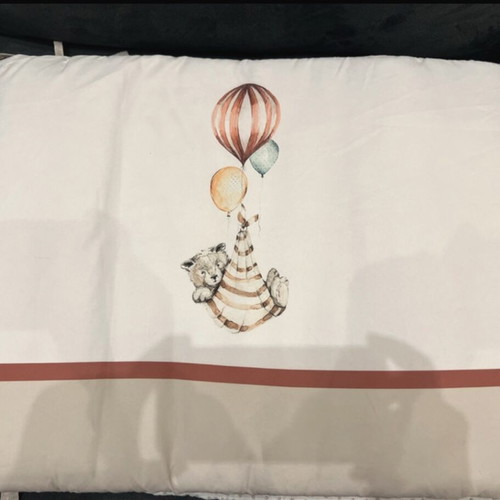 Greenwich Polo Club Classic Nursery Bumper White-Beige 45x195cm new